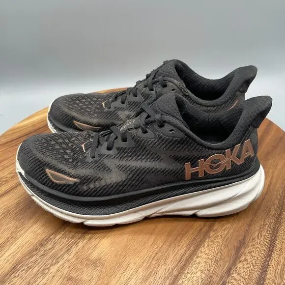 Hoka One One Clifton 9 Shoes Womens Size 8 B Running Walking Comfort Sneakers - Picture 4 of 9
